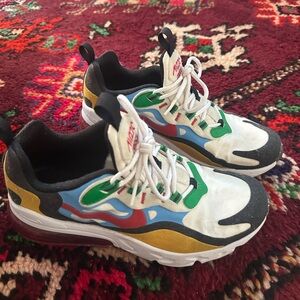 Nike Kids Colorful Sneakers with Black and White Accents